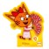 Wooden figured puzzle "Caramel", Kids S
