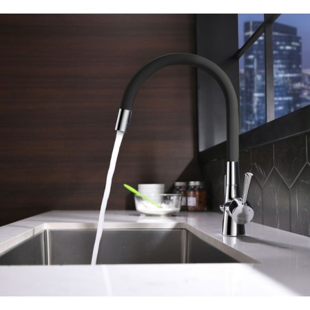 LEMARK COMFORT LM3075C kitchen mixer, single -leaf, with output for drinking water, chrome 907658-2