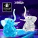 3D puzzle "Elephant", crystalline, 20 details, color mix