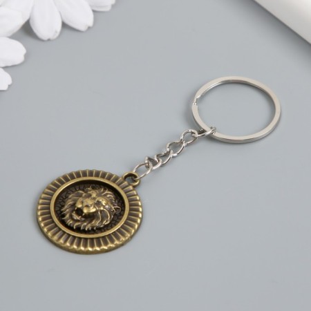 Metal keychain "Leo on the shield" MIX 3.6x3.2x0.3 cm-2