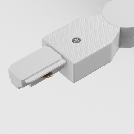 Connector Warden hinge for the Technical tra001cs-11W, 19x2x3.5 cm, white color.-1