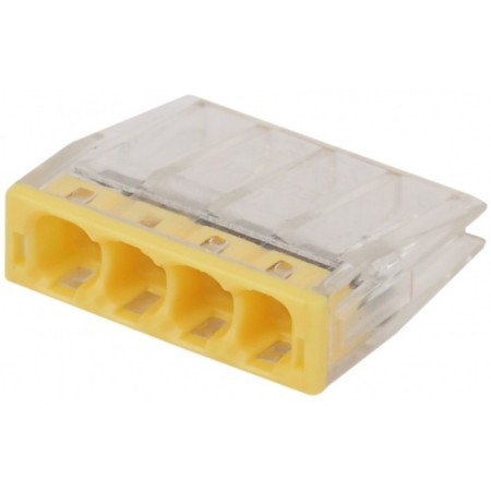 Terminal era compact with paste series 244 4 holes 0.5-2.5 mm2