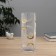 VAZ Glass Table "Milagros" Abstraction, 25x10 cm, transparent