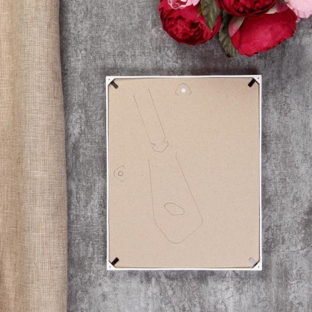 Photo frame plastic L-6 15x21 cm, white (plastic screen)-3