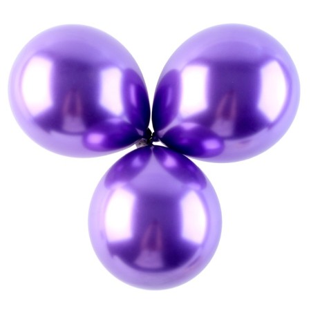 Shar Latex 5 ", chrome, set 100 pcs., Purple color
