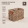 Sima Home straw's manual weaving, 12x8x8.5 cm, rectangular