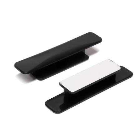 Furniture handle self -adhesive cappio, l = 108 mm, plastic, black color-6