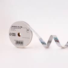 Tape plastic holography, 1.2cm x 45m, silver