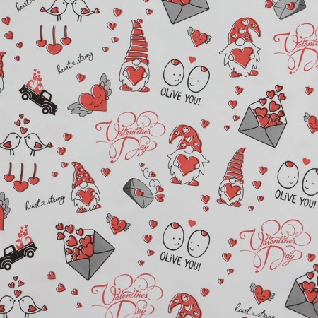 Paper packaging craft "Olive You", 0.55 x 10 m, 40 g/m2-2