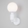 Wall lamp with a glass ceiling Bubble, 60W, E27, 13x16.8x29 cm
