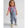 Denim jumpsuit for the girl PlayTode, height 80 cm