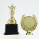 Cup 068, award figure, gold, plastic stand, 25 x 8 x 7.5 cm.