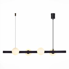 STL LUCE Sus. SL1185.403.04. Asolo. 4x5 W, G9, 4000K, 87x24.5x60 cm, black color