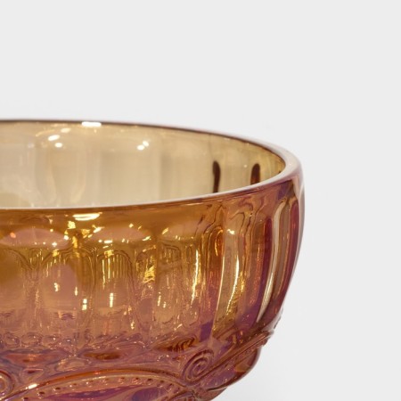 Glass Glass Magistro "La-Channel", 350 ml, 12 × 10.5 cm Amber color-3
