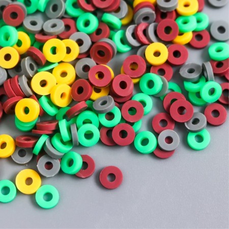 Beads for PVC Creativity "Red Glorious" set ≈ 330 pcs 0.1x0.4x0.4 cm-1