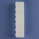 Tabert’s pine tree, English letters, 7 sections, 13 cm x 3.5 cm x 2.5 cm, white color