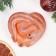 Figure soap "Snake Heart" orange, 85g