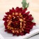 Artificial flowers "Chrysanthemum Garden Galant" 14x57 cm, burgundy