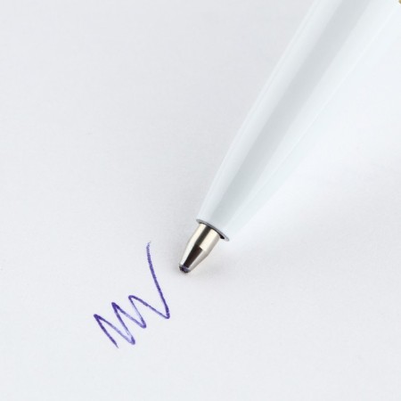Metal handle automatic "for a decisive signature", blue paste 1.0 mm-1
