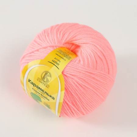 Yarn "caramel" 100% acrylic 175m/50g (102 St. Amalia)-1