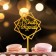 Topper "Happy Birthday", with rhinestones, color gold