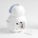 Clock - desktop an alarm clock "Cosmonaut" children's, smooth move, D -10 cm, 15 x 18.5 cm, 2aa