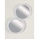 Mirror folding circle (2) C/took D7.3cm grl pwr lips Pack Packet QF