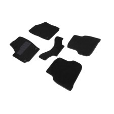 Lux pile rugs for Volkswagen Polo Sedan v Glonass, 2019-2020