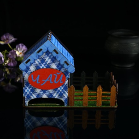 Tea house with the fence "Tea"-1