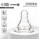 Nipple on a bottle, anti-br., +6 months, m & b anti-calic, cl, toes, packing 20pcs