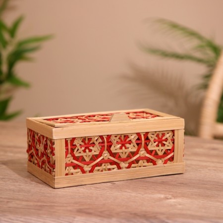 Bamboo casket 17x10x7 cm