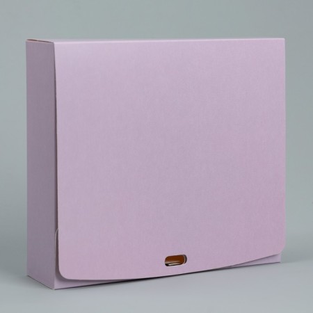 Gift folding box, packaging, "lavender", 20 x 18 x 5 cm, without tape-1