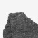 Woolen socks shortened, color dark gray pattern, size 25