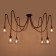Lamp "Spider" 6he27 40W black