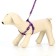 Set "Color Transes", leash 120 x 1 cm, fire 23-35 cm, purple