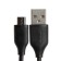 EXPLOYD EX-Z-1436, 2 USB, 2.4 A, MicroUSB cable, black