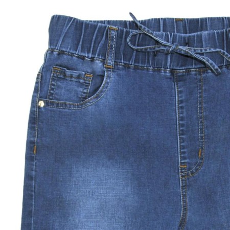 Denim breeches for boys, height 164 cm, blue color-2