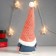 Interior light doll "Santa Claus in a pink knitted cap" 32x12x11 cm