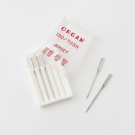 Needles for household sewing machines, for Jersey, No. 70-100, 5 pcs-1