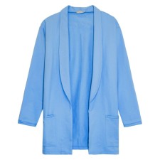 Cardigan female let’s go, size 56, turquoise color