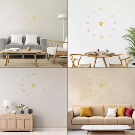 Walls Wall Interior, 3D "Akstell", silent, sticker, large, d-120 cm-1