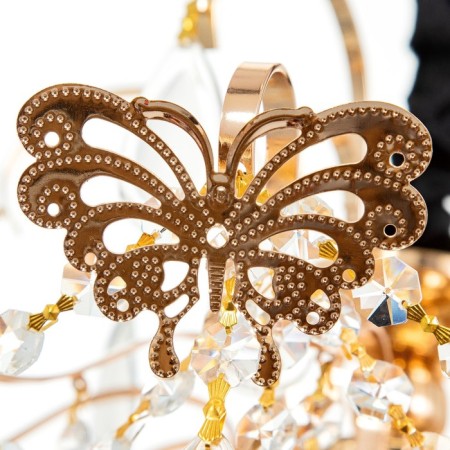 Polina chandelier 5x60W E14 gold 50x50x41cm SVK-9