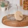 Bank for bulk products Glass Woody, 0.86 liters, with a bamboo lid