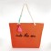 Bag Women's Beach Into the Sea, 50x34.5x14 cm, orange color
