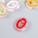 Busina Plastic "Summer breeze. Tulip in oval" Gloss Mix 2.2x1.5x0.8 cm