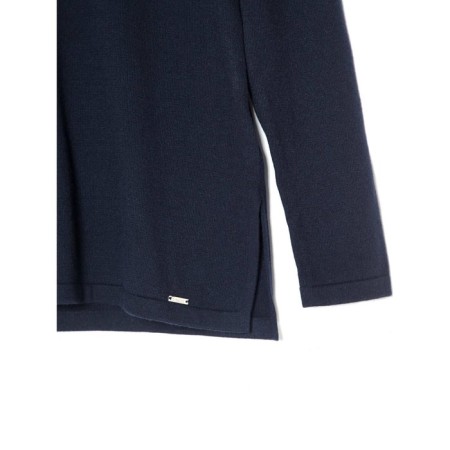 Pulover female elongated knitted Conte Elegant, size XS, color Dark Navy-4