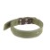 The collar of a canvas two-layer, 68 x 3.5 cm, Osh 30-55 cm, dark green