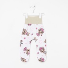 Children's sliders, white color/dog, height 56 ​​cm