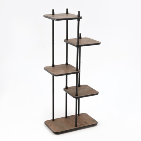 LAKSI Flowers stand Yuna, 288x503x1175, black/Santorini pine