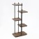LAKSI Flowers stand Yuna, 288x503x1175, black/Santorini pine